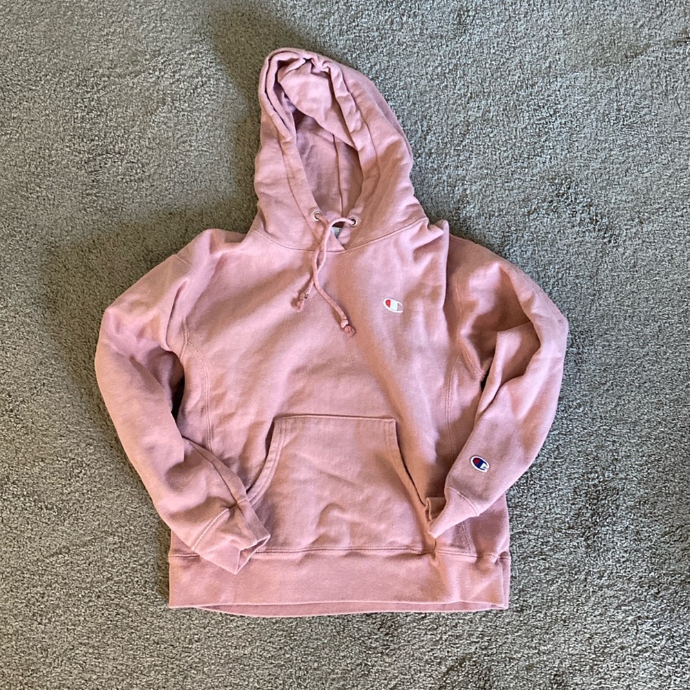 Champion pink small hoodie